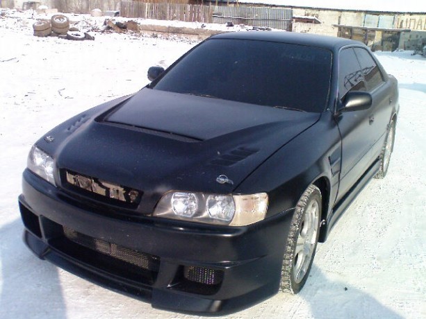 Капот пластиковый с жабрами "D-MAX" Toyota Chaser (100) купить недорого с доставкой в Копейск