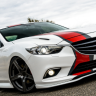 Сплиттер передний под стандартный бампер для Mazda 6 (2013-н.в.) купить недорого с доставкой в Копейск