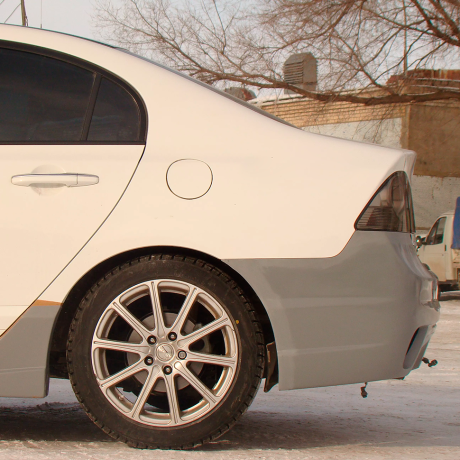 Бампер задний "INGS Extreem" для Honda CIVIC 4D (2006-2012) купить недорого с доставкой в Копейск