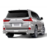 Защита заднего бампера двойная угловая d63/51мм (НПС) LEXUS 450D (2015-н.в.) купить недорого с доставкой в Копейск