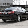 Диффузор заднего бампера var №2 (текстурный пластик) для Toyota Camry XV50 (2012-2014) купить недорого с доставкой в Копейск