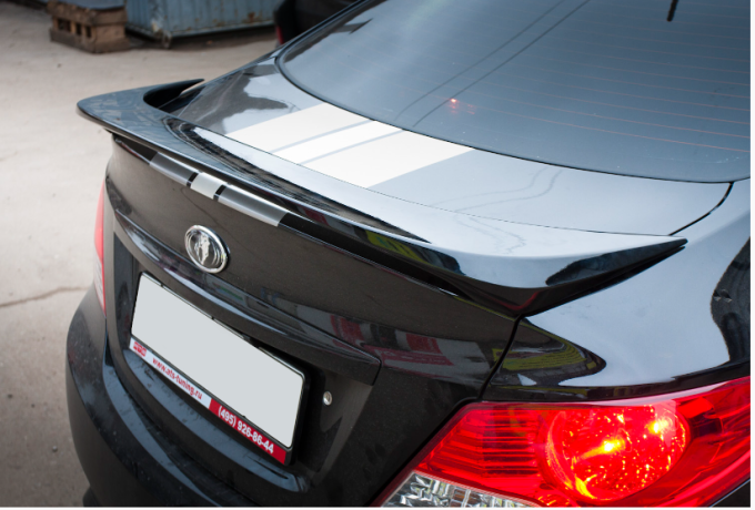 Спойлер высокий для Hyundai Solaris (2010-2016) купить недорого с доставкой в Копейск