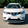 Защита переднего бампера одинарная d63мм (НПС) Nissan X-Trail (2015-н.в.) купить недорого с доставкой в Копейск