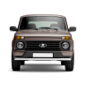 Защита переднего бампера одинарная d63мм (НПС) для L@DA 4x4 Urban (2015 г.в.) купить недорого с доставкой в Копейск