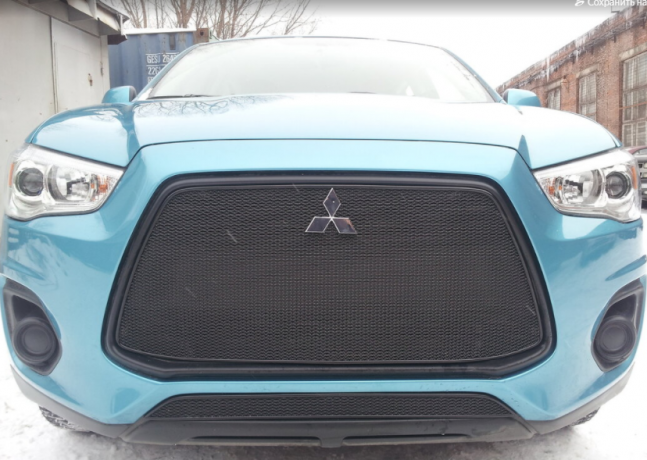 Защита радиатора "PREMIUM" Mitsubishi ASX (2012-2016) купить недорого с доставкой в Копейск