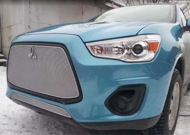 Защита радиатора "PREMIUM" Mitsubishi ASX (2012-2016) купить недорого с доставкой в Копейск
