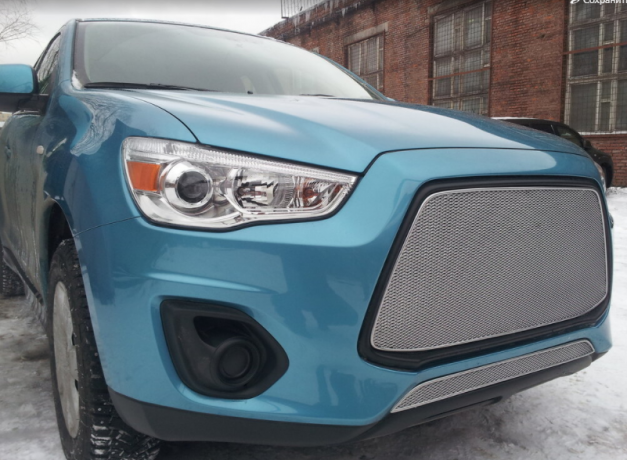 Защита радиатора "PREMIUM" Mitsubishi ASX (2012-2016) купить недорого с доставкой в Копейск