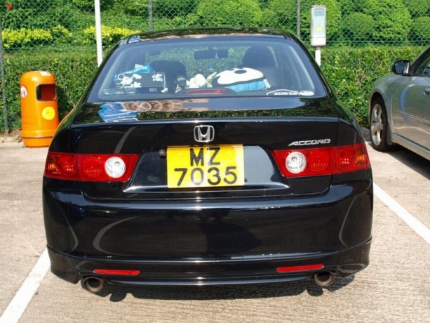Накладка на задний бампер "Euro-R" Honda Accord/Torneo (Кузова CL7, CL8, CL9) купить недорого с доставкой в Копейск