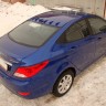 Аэродинамический рассекатель на крышу 6 зубьев для Hyundai Solaris (2010-2016) купить недорого с доставкой в Копейск