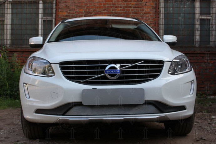 Защита радиатора "Standart" Vovlo XC60 (2013-2017) хром купить недорого с доставкой в Копейск