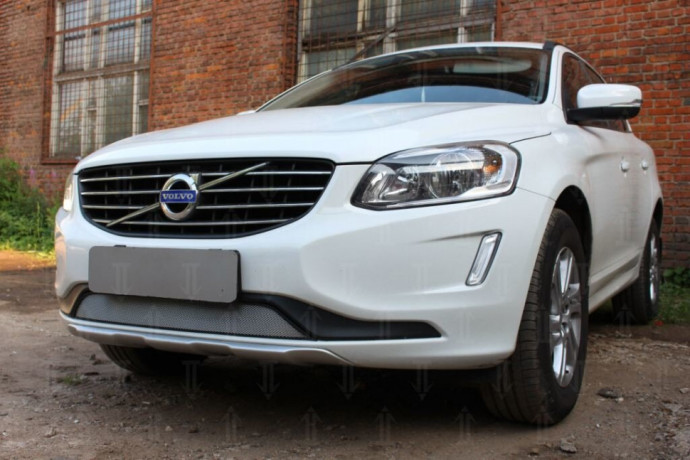Защита радиатора "Standart" Vovlo XC60 (2013-2017) хром купить недорого с доставкой в Копейск