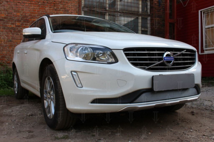 Защита радиатора "Standart" Vovlo XC60 (2013-2017) хром купить недорого с доставкой в Копейск