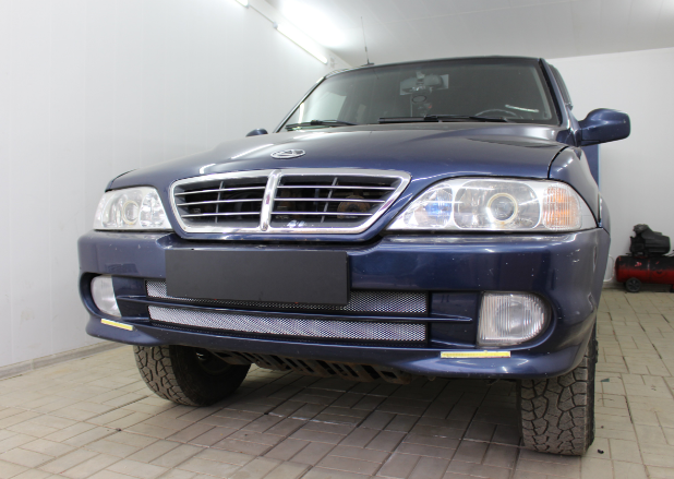 защита радиатора "standart" таГ@З road partner (2008-2014) хром купить недорого с доставкой в Копейск