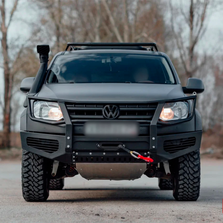 Силовой передний бампер с креплением лебедки F-DESIGN для Volkswagen Amarok купить недорого с доставкой в Копейск