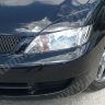 Накладки на фары (реснички) широкие var №2 для Mitsubishi Lancer IX (2004-2007) купить недорого с доставкой в Копейск