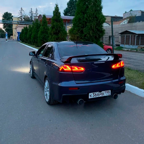 Спойлер "2.0L" для Mitsubishi Lancer 10 (2007-2016) купить недорого с доставкой в Копейск
