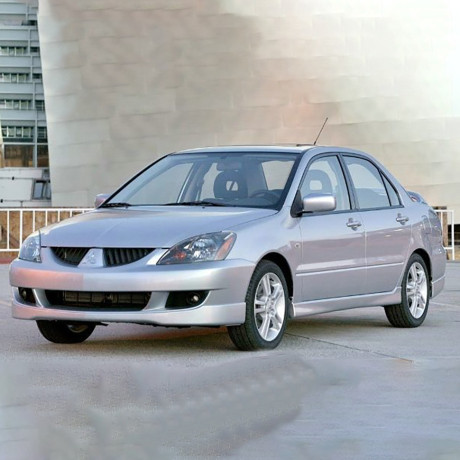 Накладка (юбка) переднего бампера "Sport 2.0" для Mitsubishi Lancer IX (2006-2009) купить недорого с доставкой в Копейск
