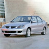 Накладка (юбка) переднего бампера "Sport 2.0" для Mitsubishi Lancer IX (2006-2009) купить недорого с доставкой в Копейск